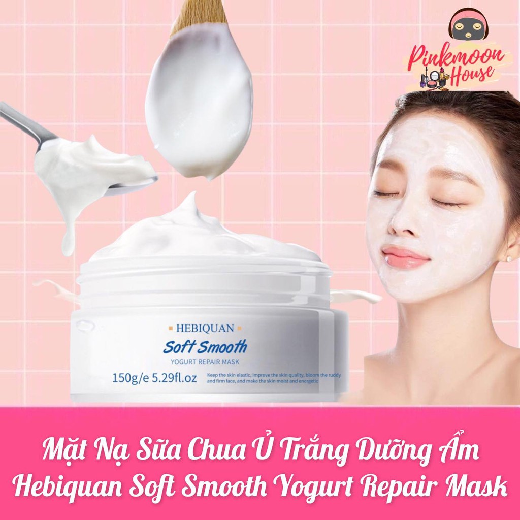 [HOT] ✨MẶT NẠ Ủ YOGURT SỮA CHUA HEBIQUAN SOFT SMOOTH YOGURT REPAIR MASK✨