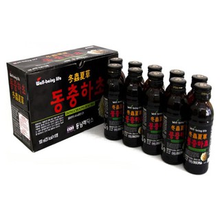 Nước Giải Khát Đông Trùng Hạ Thảo Hàn Quốc hộp 10 chai x 100ml