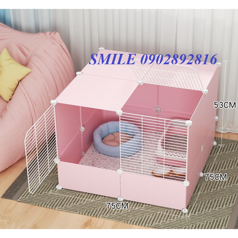 [MẪU MỚI] BÁN THEO BỘ CHUỒNG, LỒNG CHO THÚ CƯNG 4 Ô CHÓ MÈO THÚ CƯNG NHIỀU MÀU, SIÊU RỘNG THOẢI MÁI