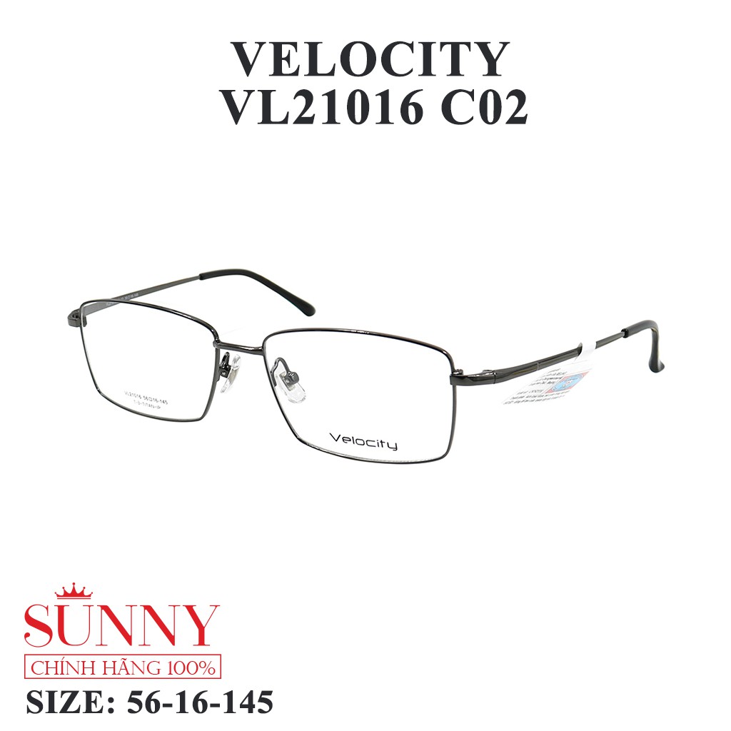 VL21016 - gọng kính kim loại Velocity chính hãng, bảo hành toàn quốc