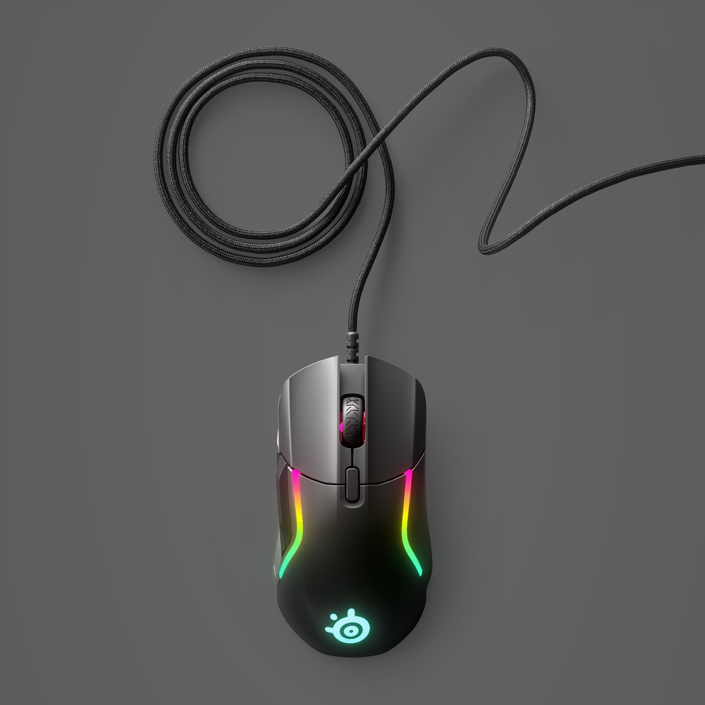 Chuột có dây Steelseries Rival 5 RGB Chính Hãng + Tặng Kê Tay Công Thái Học