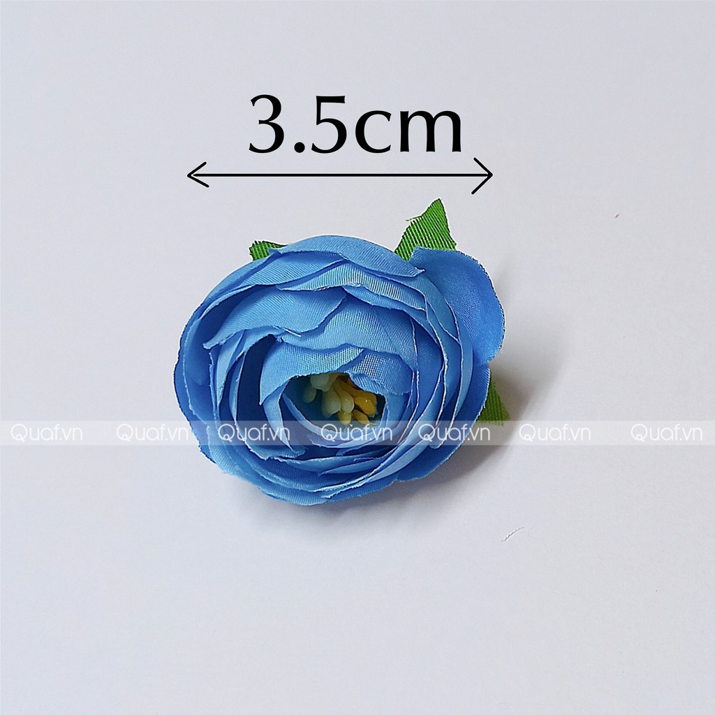 (3.5cm) Hoa Lụa Đẹp, Hoa Lụa Trang Trí Hộp Quà Tặng