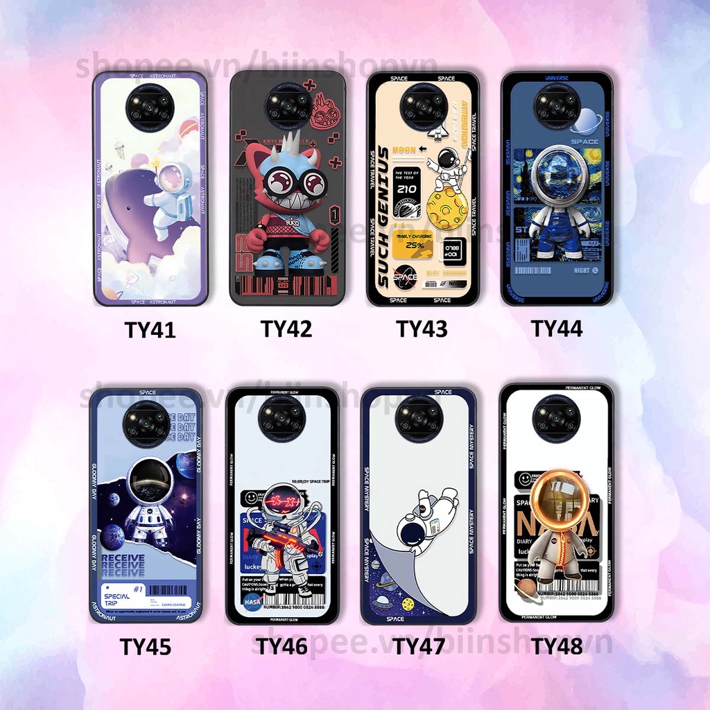 Ốp Xiaomi Poco X3 / Poco X3 Pro phi hành gia vũ trụ space.x siêu đẹp, thời trang