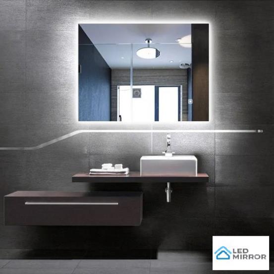 Gương led CẢM ỨNG bàn trang điểm lavabo👄SALE OFF👄Gương led treo tường CẢM ỨNG nhà tắm