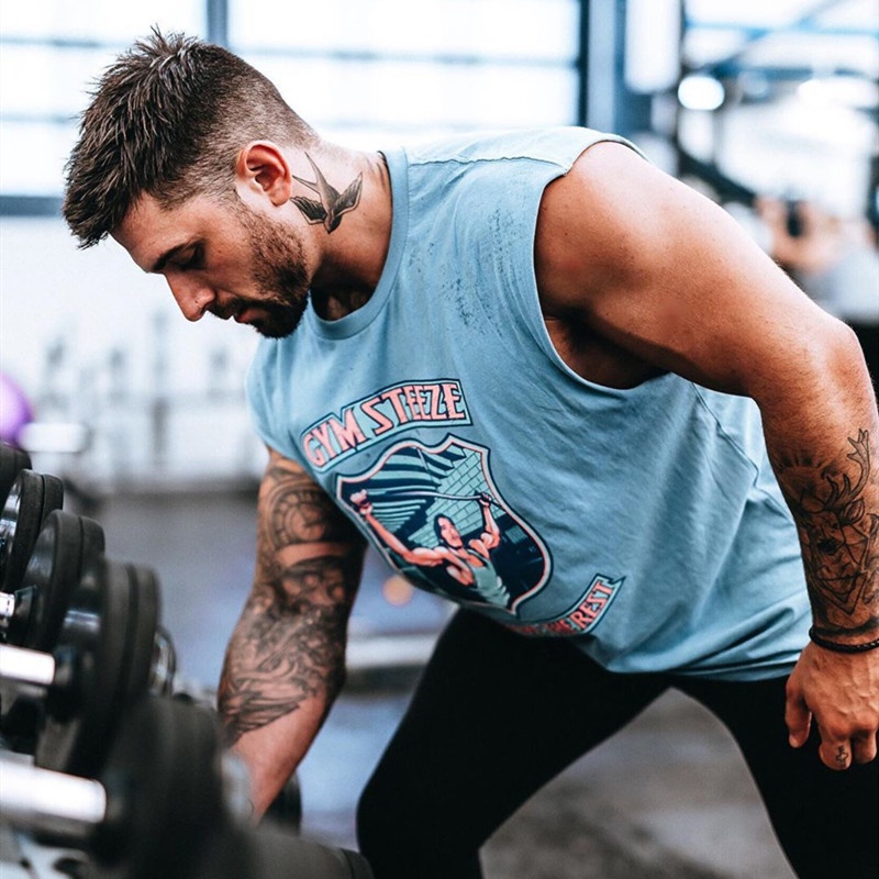 Áo Ba Lỗ Thể Thao Chất Liệu Cotton Thoải Mái Cho Nam