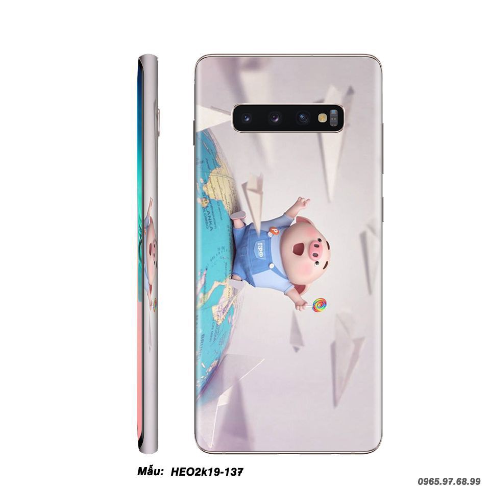 Miếng dán skin cho các dòng điện thoại Samsung S8 Plus - S9 Plus - S10 Plus - S20 Plus in hình cực đáng yêu