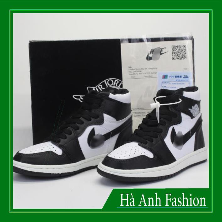 💥FREE SHIP-HÀNG QUẢNG CHÂU💥giày thể thao sneaker  Air Jordan panda JD cao đen trắng cao cấp full  box - Hà Anh Fashion