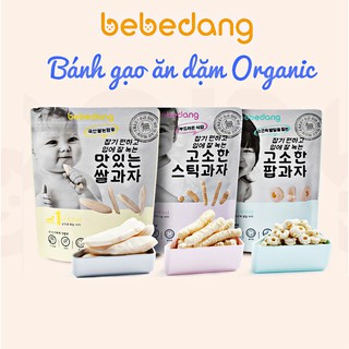 ⚡ Bánh gạo ăn dặm Organic Bebedang Hàn Quốc (date 2021) ⚡