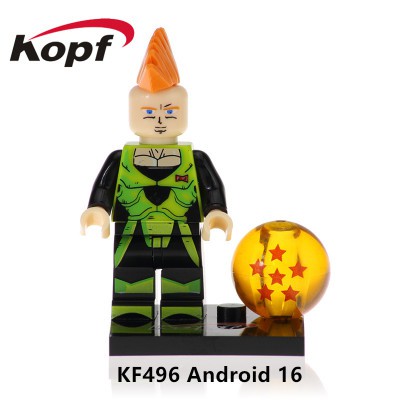 Non Lego Dragon Ball Đồ Chơi Lắp Ráp Minifigure Anime Mô Hình Sáng Tạo 7 viên ngọc rồng KF6036