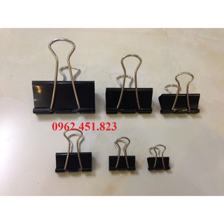 Kẹp bướm Echo 19mm, loại 1 - kẹp đen - kẹp Echo - Kẹp sắt đen - K19