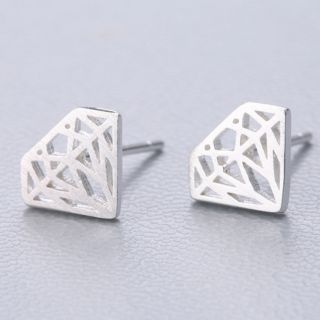 Bông tai viên kim cương (Có thể phối kiểu thành 1 hộp quà tặng độc đáo)