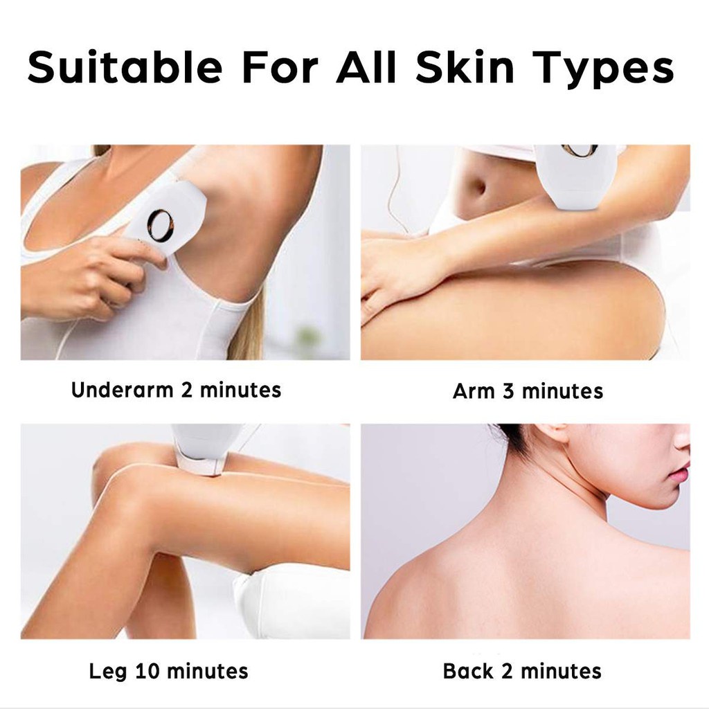 Ubeator Máy Tẩy Lông Laser IPL Photo Deiladora Không Đau Tiện Dụng