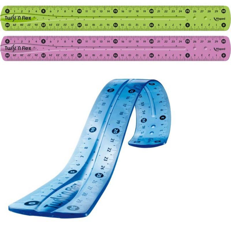 Thước kẻ bằng nhựa dẻo dai không lo bị gãy