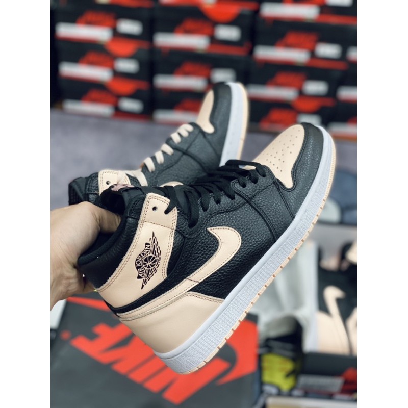 [AGsneaker] Giày thể thao cổ cao màu Black crimson tint chân bè fit lên 1 size... | BigBuy360 - bigbuy360.vn