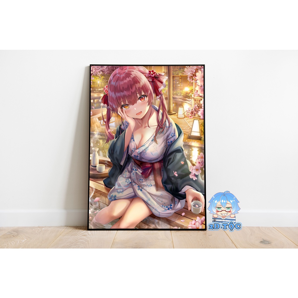 Poster A3 chất lượng chuẩn Houshou Marine Hololive (7) - 2D Tộc Shop