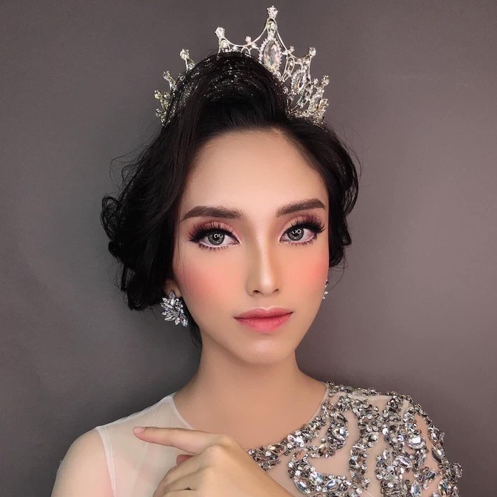 Bông Tai Đá Nhân Tạo Cô Dâu Hình Đôi Cánh NHÀ NHỎ MS 016