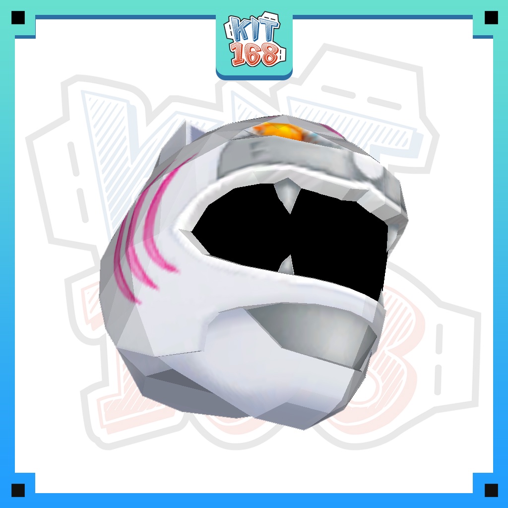 Mô hình giấy Anime Game Gaowhite Helmet