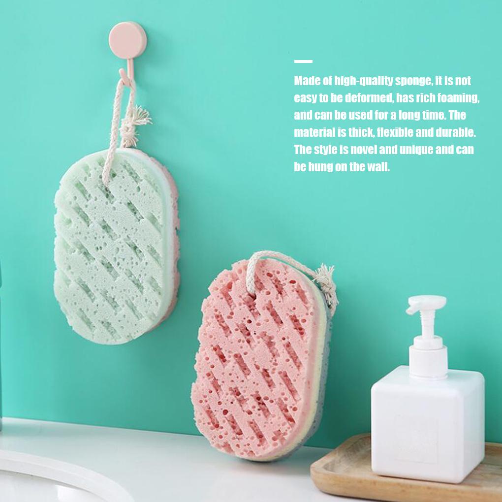 Set 3 Bàn Chải Mút Tắm Màu Sắc Ngẫu Nhiên