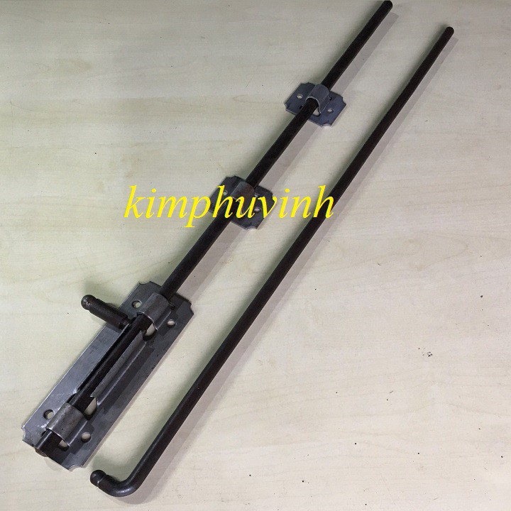 01 BỘ  6 TẤT - CHỐT CỬA SẮT  - CHỐT ĐỨNG - CHỐT CỮA GỖ 60CM