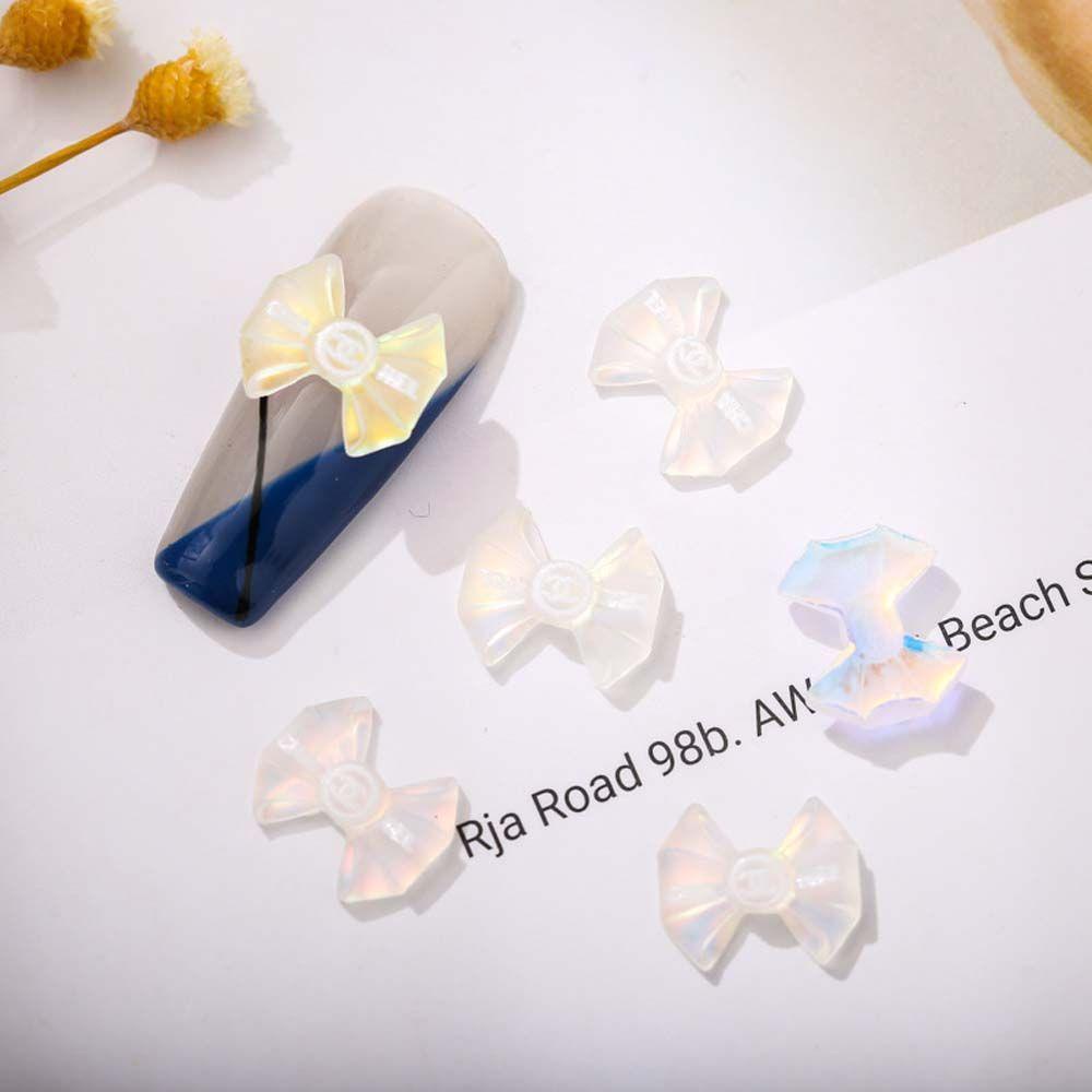 Set 20 Phụ Kiện Nơ Trang Trí Móng Tay Nghệ Thuật Dễ Thương|Phụ Kiện Làm Móng Nghệ Thuật