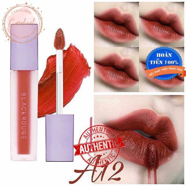 Son Black Rouge A12 [𝑯𝒂̀𝒏𝒈 Chính Hãng] Son Kem Siêu Lì | BigBuy360 - bigbuy360.vn