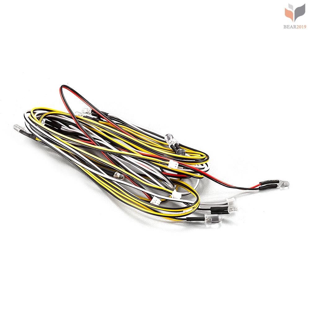 Bộ 14 Đèn Led Ánh Sáng Trắng/Vàng Kb48601 1/10 Toyota Land Cruiser Rc