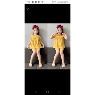 Combo 3bộ Pizama ,đồ bộ đùi cho bé gái
