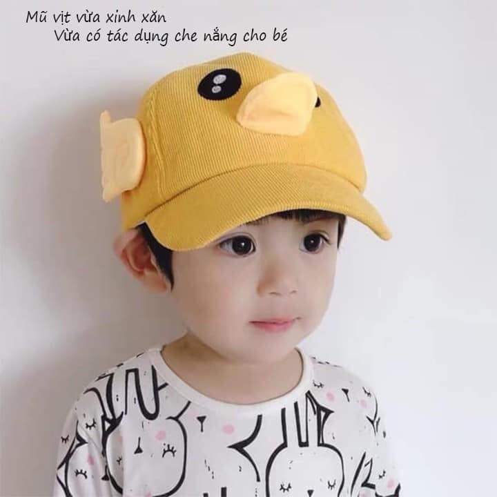 Mũ vịt kêu bíp bíp cho bé 2-5 tuổi (kho sỉ)