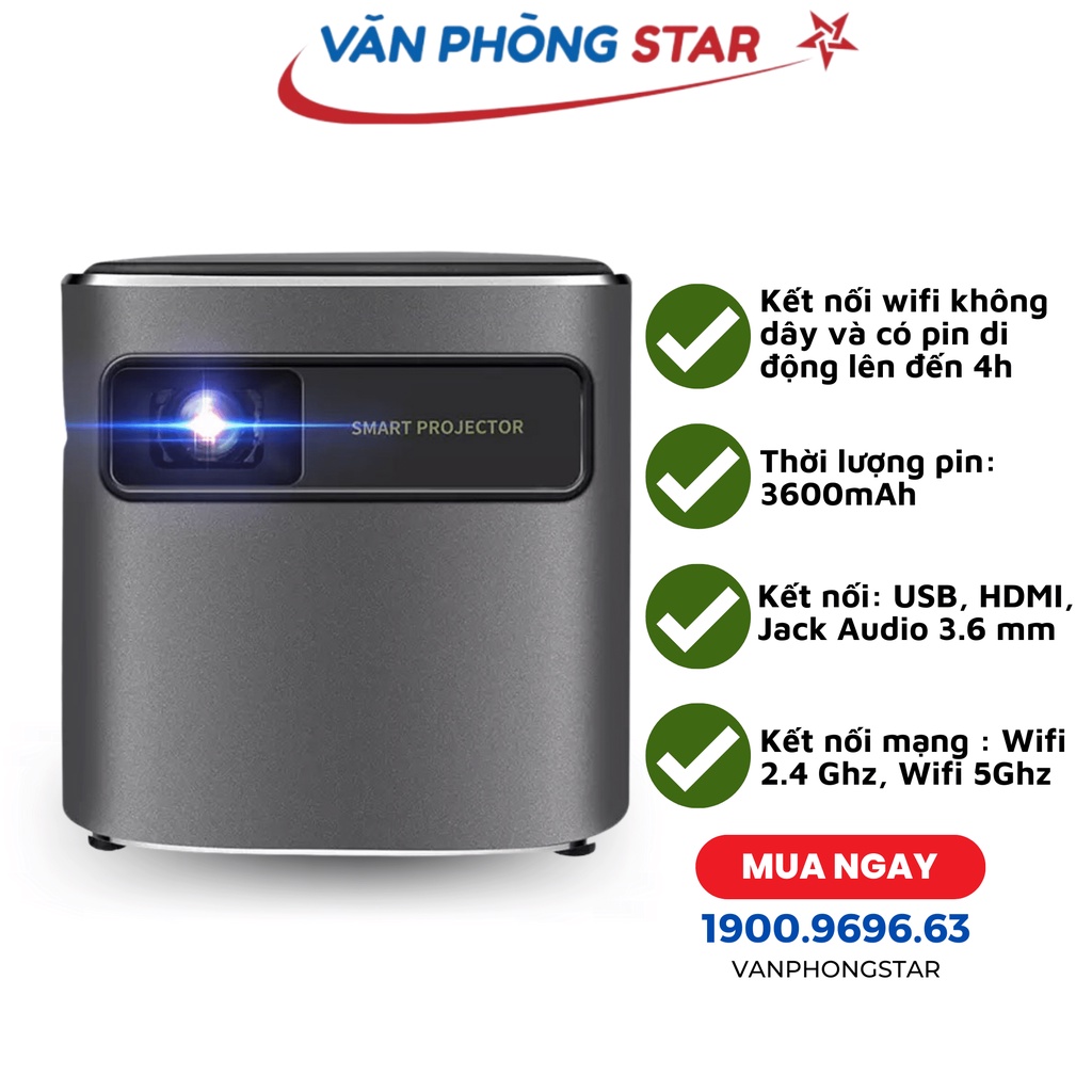 Máy chiếu Mini Hotack D048C chính hãng