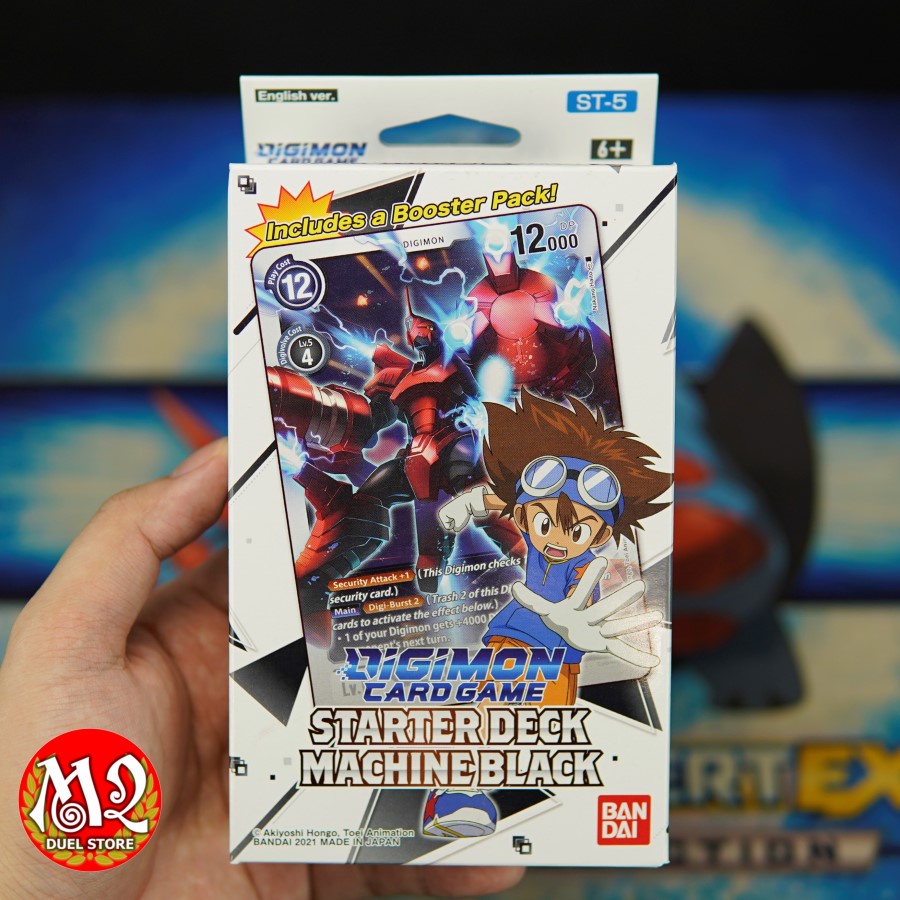 Hộp thẻ bài thật Digimon Card Game: Starter Deck MACHINE BLACK - Chính hãng Bandai - Sản xuất tại Nhật Bản