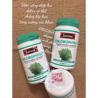 Viên Chlorophyll Swisse 100 viên
