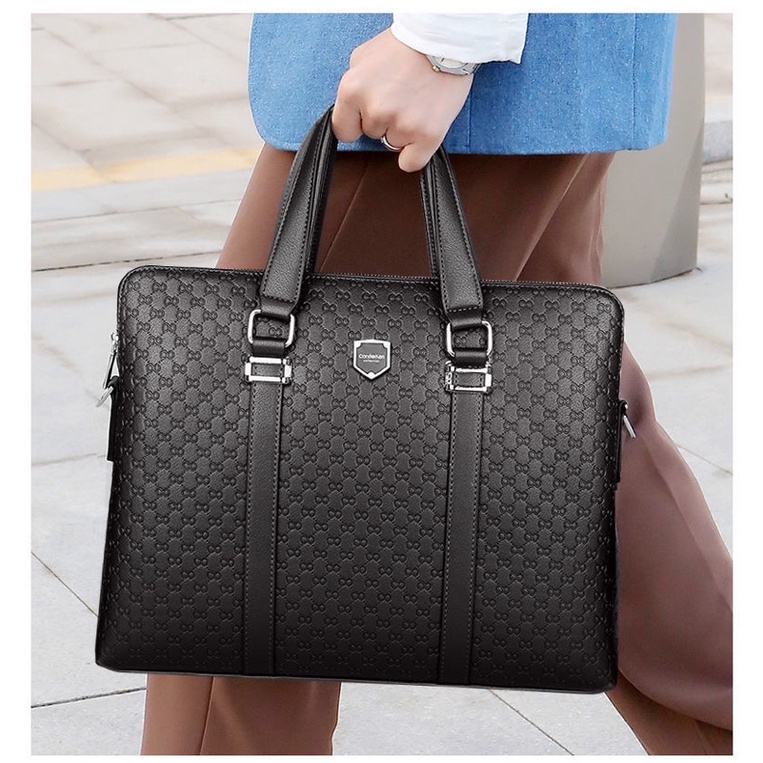 Cặp Xách Da Nam carxterken Thời Trang Công Sở Mẩu 8055