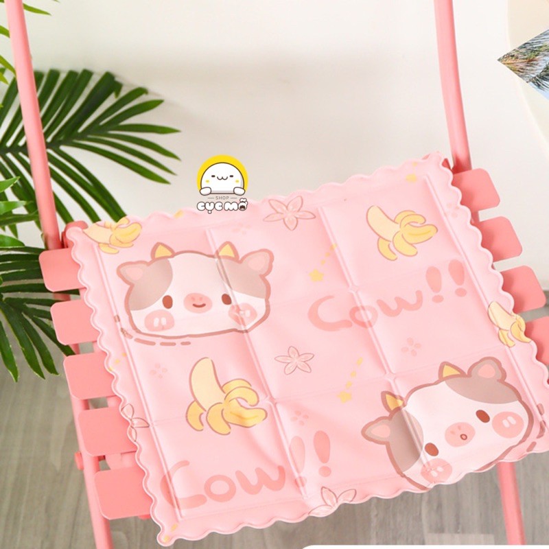 Đệm nước lót ghế cute giải nhiệt mùa hè - Cục Mỡ Shop