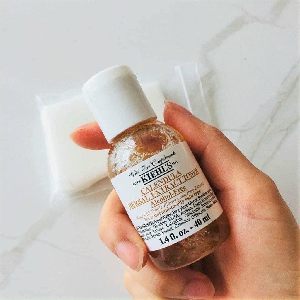 Toner hoa cúc Kiehl's Calendula Herbal-Extract Minisize 40ML