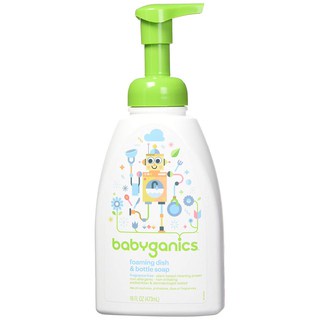Nước rửa bình sữa Babyganics Chai refill 473ml