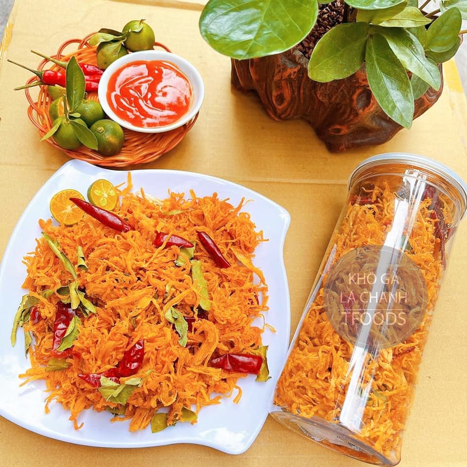 [FREESHIP] TỪ ĐƠN 50K - Khô Gà Lá Chanh - Ăn Là Mê, Đậm Vị, Thơm Ngon - Hủ 300g | BigBuy360 - bigbuy360.vn