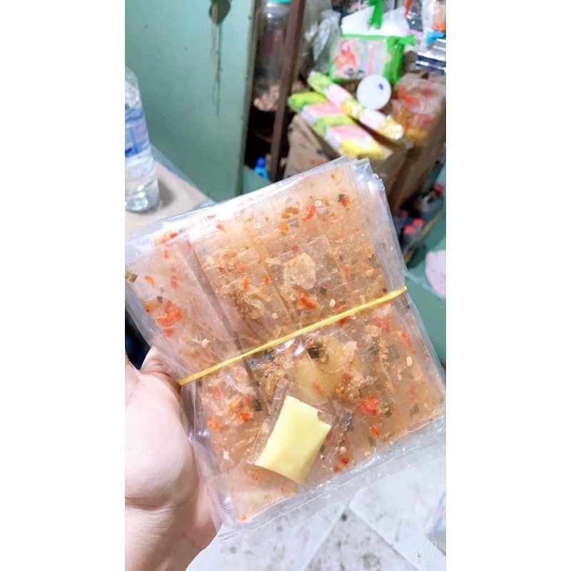 Bánh tráng Dẻo cuộn hành phi chấm bơ trứng gà mini ( 4 tép ) | BigBuy360 - bigbuy360.vn