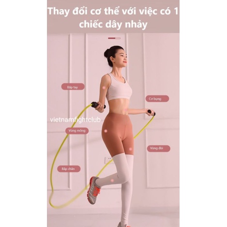 Dây nhảy lõi đặc 400gr -700gr Upowex