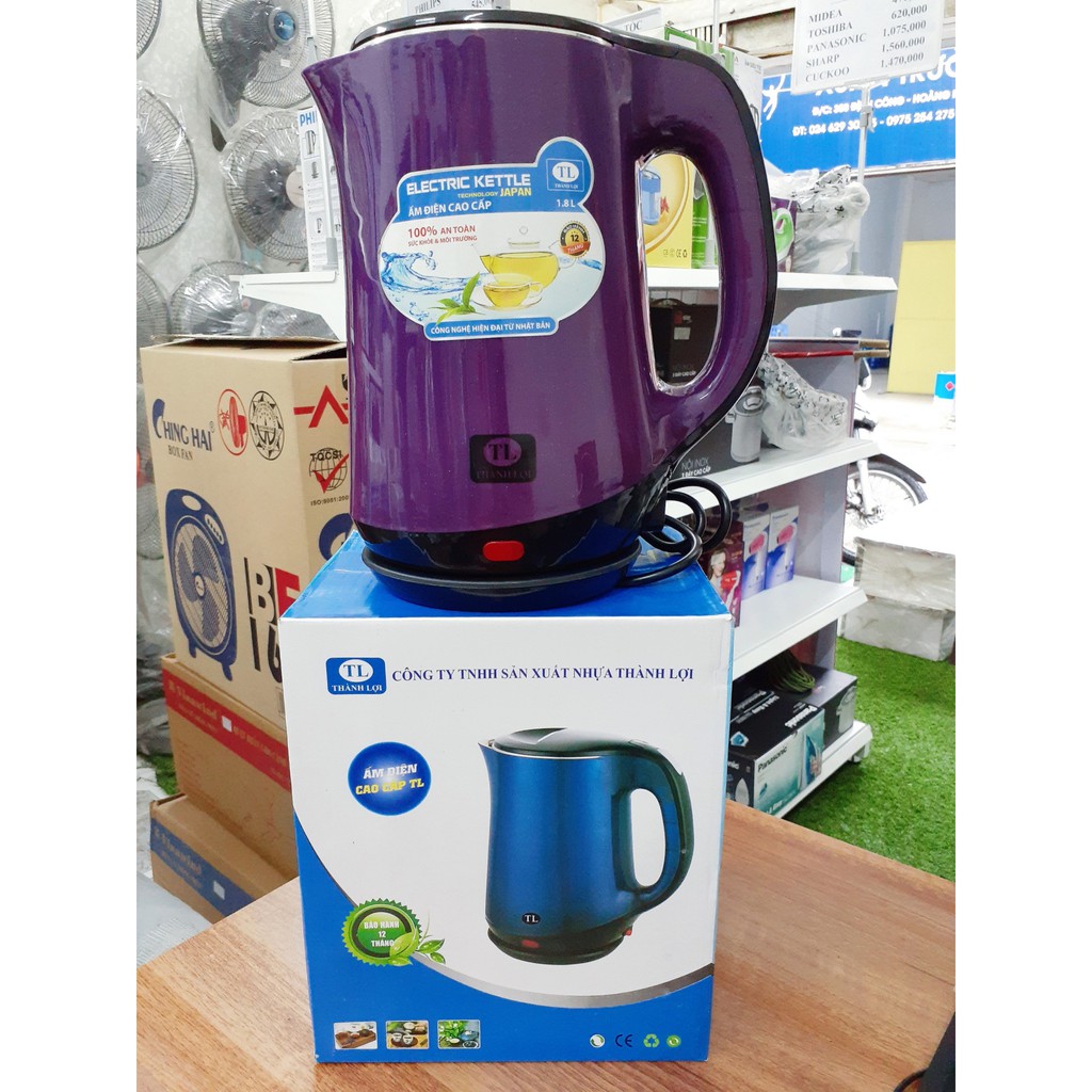 Ấm siêu tốc cỡ lớn LioLux Thành Lợi, 2.0L, 1.800W