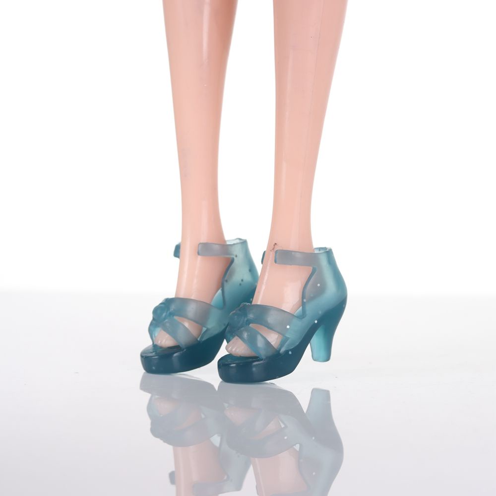 Giày boot nhựa cao gót 24 kiểu chiều dài bàn chân 2.2cm cho búp bê