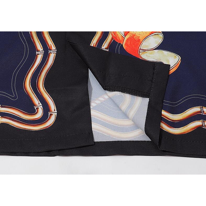 Casablanca Áo Sơ Mi cotton Ngắn Tay In Họa Tiết Thời Trang Dành Cho Nam Và Nữ