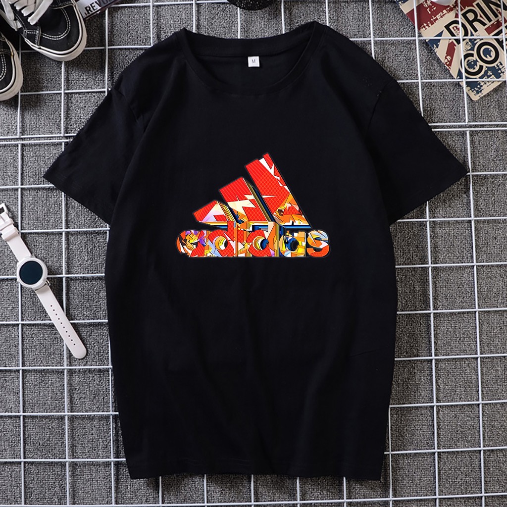 Áo thun cotton AD co giãn, thoáng mát, Áo thun unisex in decal cao cấp