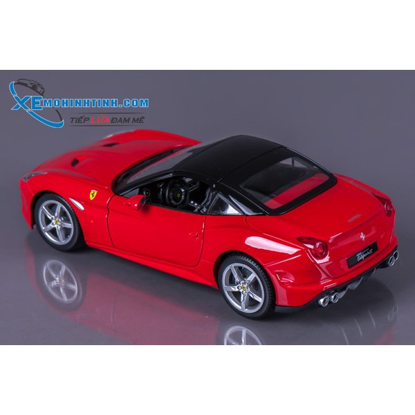 Xe Mô Hình Ferrari California T 1:18 Close Top Bburago (Đỏ)