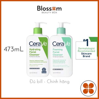 Sữa rửa mặt CERAVE da dầu, da khô #blossom