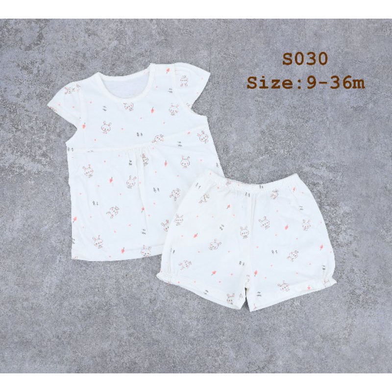 Bộ cộc tay cài vai Dokma bé trai, bé gái 6-24M