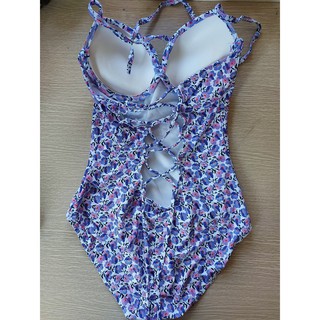 [Có ảnh chụp thật] Bikini liền một mảnh hoa tím siêu đẹp mới nhất ( Hàng loại 1 Bao đẹp)