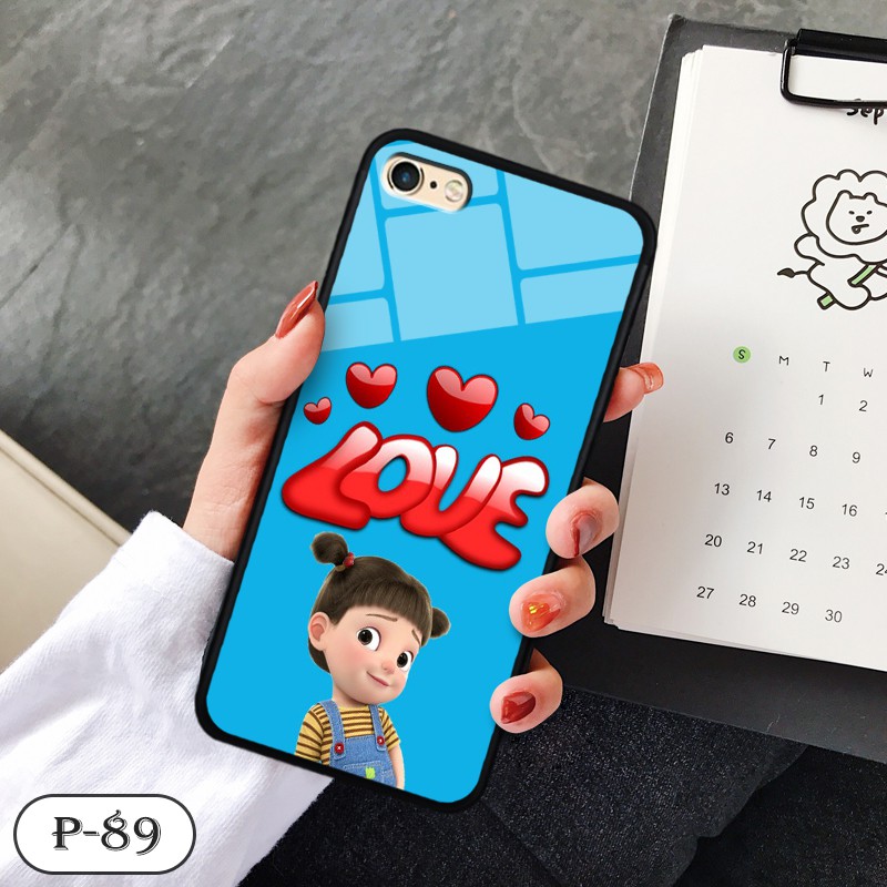 [Mã ELORDER5 giảm 10K đơn 20K] Ốp lưng kính 3D iPhone 6/ 6s-cute