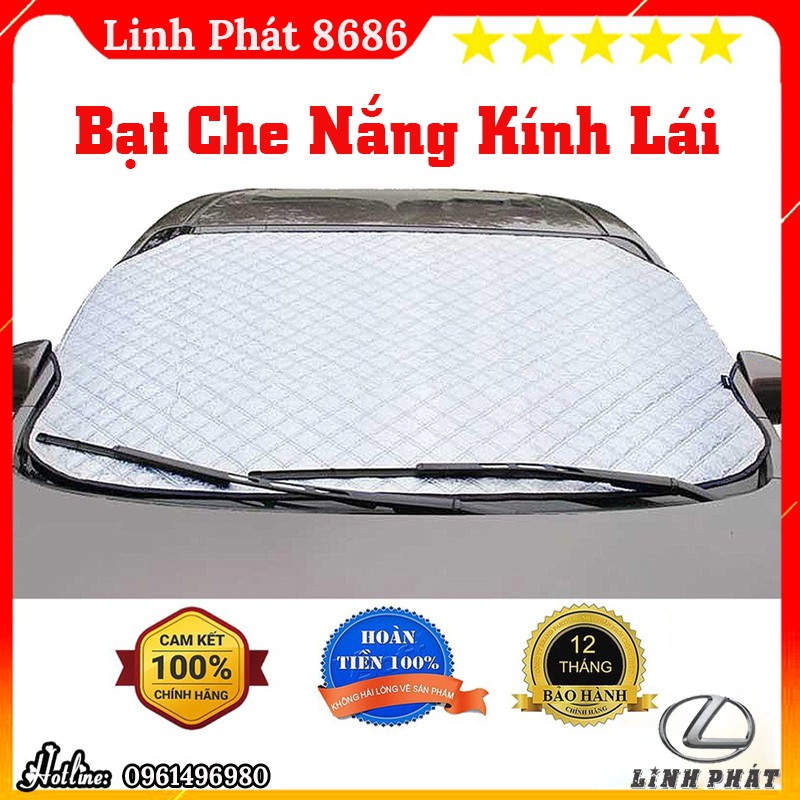 Bạt Che Nắng Ô Tô, Bạt Che Kính Lái Ô Tô Loại 3 Lớp Dày Dặn - Cách Nhiệt Chống Nóng,Chống Tia UV Hiệu Quả VERSION 2