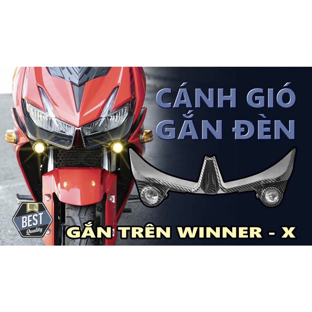 CÁNH GIÓ TRƯỚC WINNER X  KÈM ĐÈN PHỤ MINI