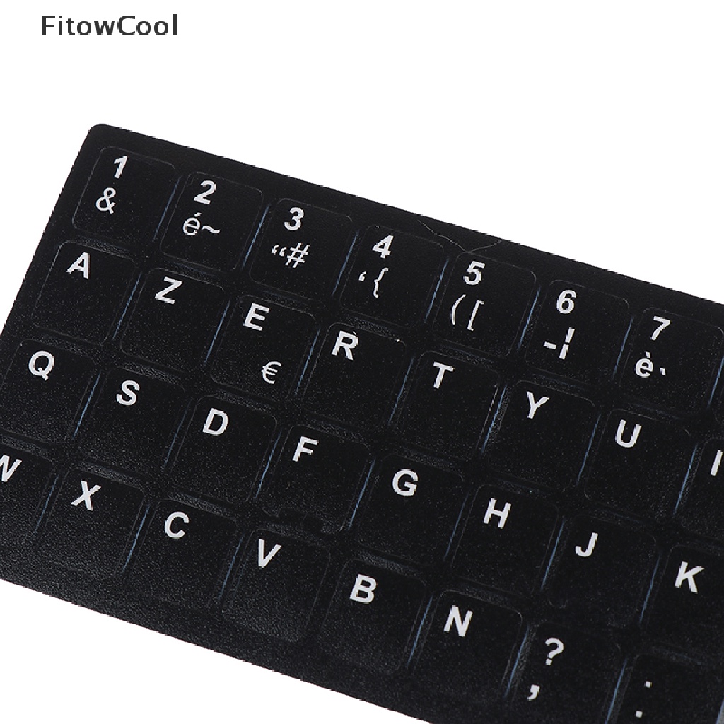 Fcvn Waterproof Laptop Keyboard Stickers Spanish/French Korean/Thai Keyboard Layout QDD